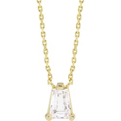 Women's Blair 14K-Gold-Plated & Crystal Necklace - White Crystal found on Bargain Bro from Saks Fifth Avenue for USD $41.80