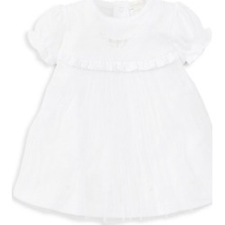Kissy Kissy Baby Girl's Special Pima Cotton Dress - White - Size 6-9 Months