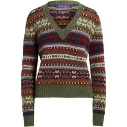 Fair Isle V-Neck Sweater found on MODAPINS