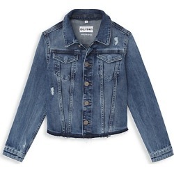 DL1961 Premium Denim Little Girl's Manning Denim Jacket - Cloud - Size 6-6X