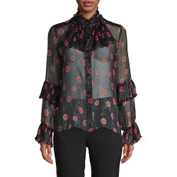 Pleated Pop Bouquet Blouse