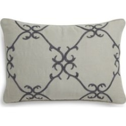 Solari Embellished Linen Pillow