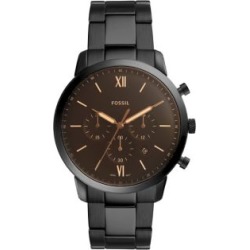 Montre chronographe Neutra en acier inoxydable noir