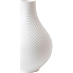 White Folia Bulb Vase