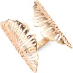 18K Rose Gold Ginkgo Ring
