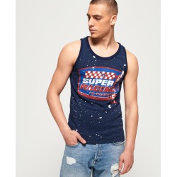 Superdry Splatter Work Shop Vest Top