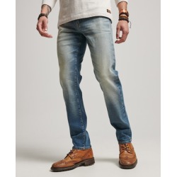 Superdry Men's Merchant Store - Organic Slim Jeans Light Blue / Light Blue Selvedge - Size: 32/34