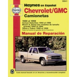 1992-1994 Chevrolet Blazer Repair Manual Haynes Chevrolet Repair Manual 99041