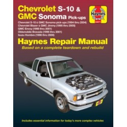 1995-2004 Chevrolet Blazer Repair Manual Haynes Chevrolet Repair Manual 24071