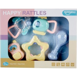 Huanger 5-pc. Happy Rattles Travel Collection Set