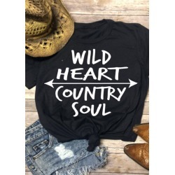 Wild Heart Country Soul T-Shirt Tee