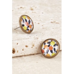 Citrus Fruit Stud Earrings