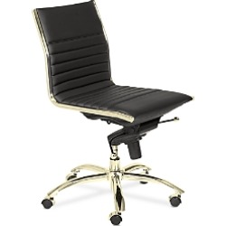 Euro Style Dirk Low Back Office Chair without Armrests