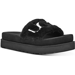 Ugg Women's Laton Logo Embroidered Slide Sandals found on Bargain Bro from bloomingdales.com for USD $76.00