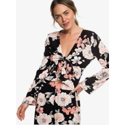 Blue Day Baby Long Sleeve Tie-Front Top