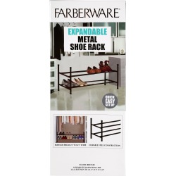 Expandable Metal Shoe Rack - Bronze