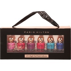 6 Pc Bright Nail Polish Collection