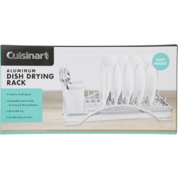 Aluminum Dish Drying Rack - Silver