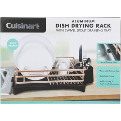 18" Dish Drying Rack - Brown Multi