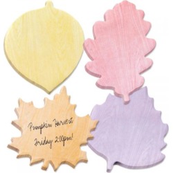 Diecut Autumn Leaf Sticky Note Pads