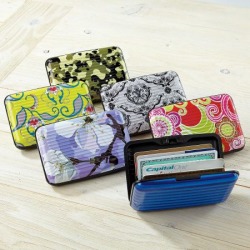 Designer Fashion ScanSafe Aluminum Alloy Wallet