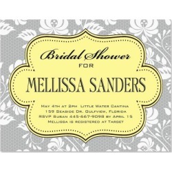 Soft Blossoms Personalized Invitation