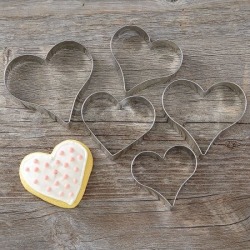 Heart Cookie Cutter Set