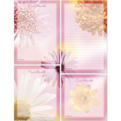 Illuminated Petals Memo Pad Sets