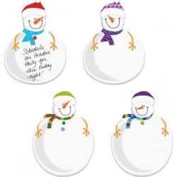 Diecut Snowmen Sticky Note Pads