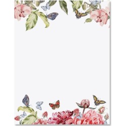 Flutter of Florals Letter Papers