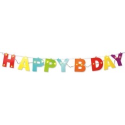 Happy Bday LED Banner