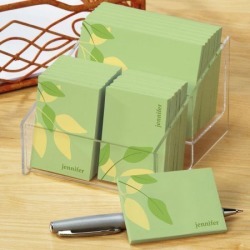 Sage Advice - green Personalized Post-it® Notes Set