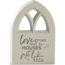 Inspirational Plaque Love Grows