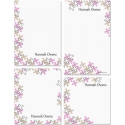 Houndstooth Accent Memo Pad Set