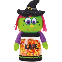Personalized Halloween Witch Treat Jar found on Bargain Bro Philippines from colorfulimages.com for $24.99