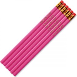 Dark Pink #2 Hardwood Custom Pencils