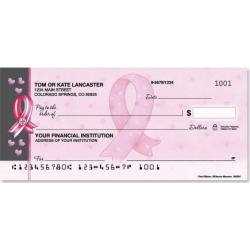 Pink Ribbon Single Checks