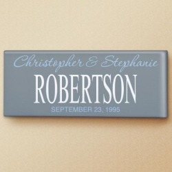 Family Name Personalized Canvas Print