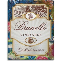 Wine Label Personalized Canvas Print