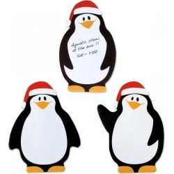 Diecut Penguins Holiday Sticky Note Pads