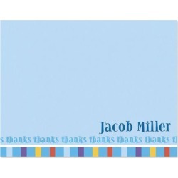 Color Bar Custom Thank You Cards