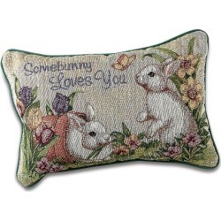 Somebunny Loves You Pillow