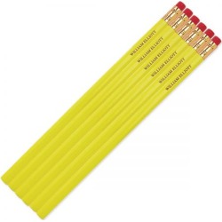 Yellow #2 Hardwood Custom Pencils