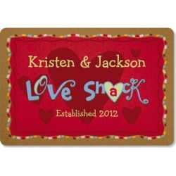 Love Shack Personalized Doormat