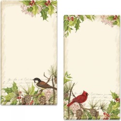 Holly & Birds Memo List Pad