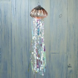 Glass Jellyfish Ornament