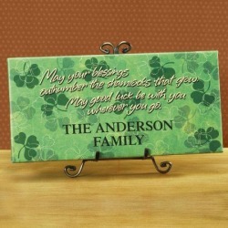 "Luck of the Irish" Personalized Canvas Print