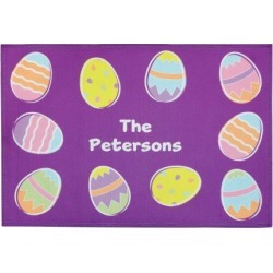 Easter Egg Personalized Doormat