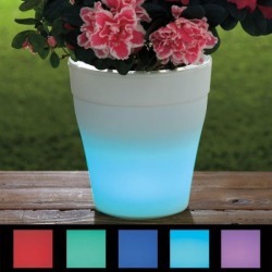 LED Color Changing Plant Pot