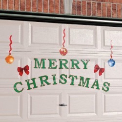 Magnetic Christmas Garage Door Decoration Magnetic Christmas Garage Door Decoration
